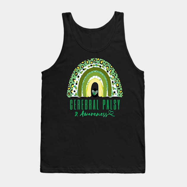 We Wear Green Cerebral Palsy Awareness CP Month Tank Top by Adam4you